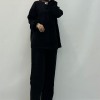 Askı Bağlamalı Siyah Takım